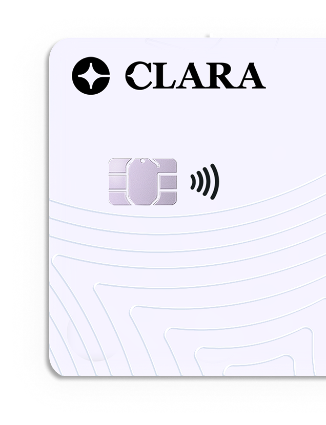 Margin — Clara corporate credit card.