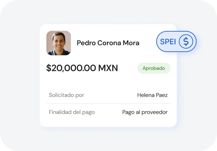 Feature 08 SPEI — Clara SPEI bank transfer.