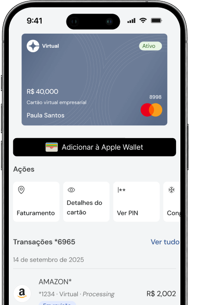 Clara Virtual corporate card for unlimited digital payments and ad spend management
