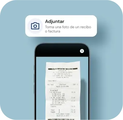 Clara mobile receipt photo capture feature.