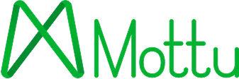 Green M shaped icon followed by the word Mottu in green text.