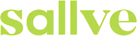 The word 'sallve' in lowercase bold green letters on a transparent background.