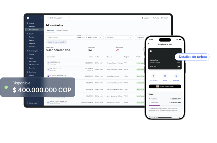 Clara Colombia documentos en dispositivo