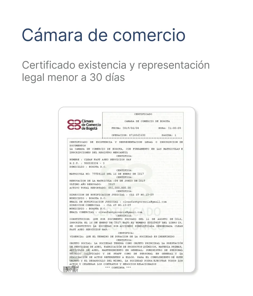 Cámara de comercio