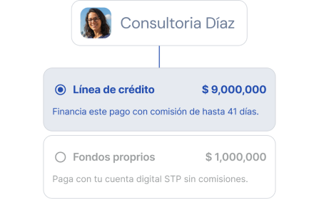 Clara SPEI financing interface