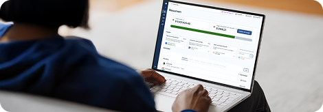 Person reviewing the Clara dashboard on a laptop computer