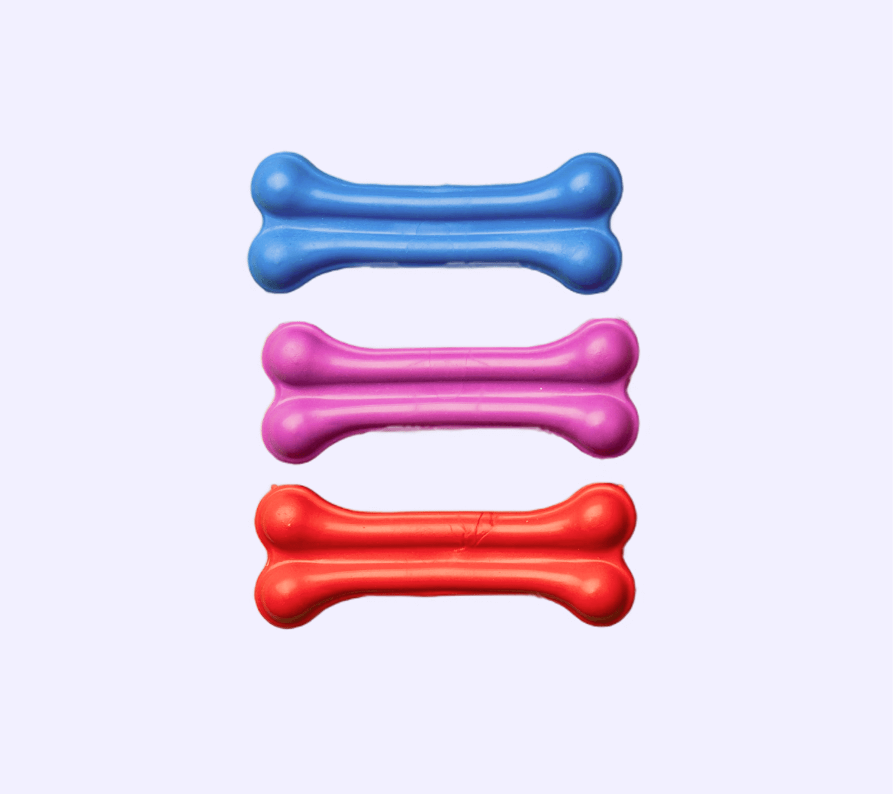 3 toy dog bones