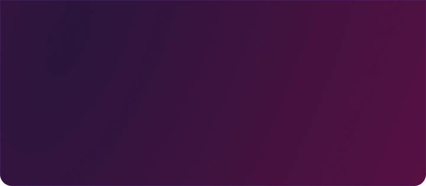 Dark purple rounded rectangle with a subtle gradient background.