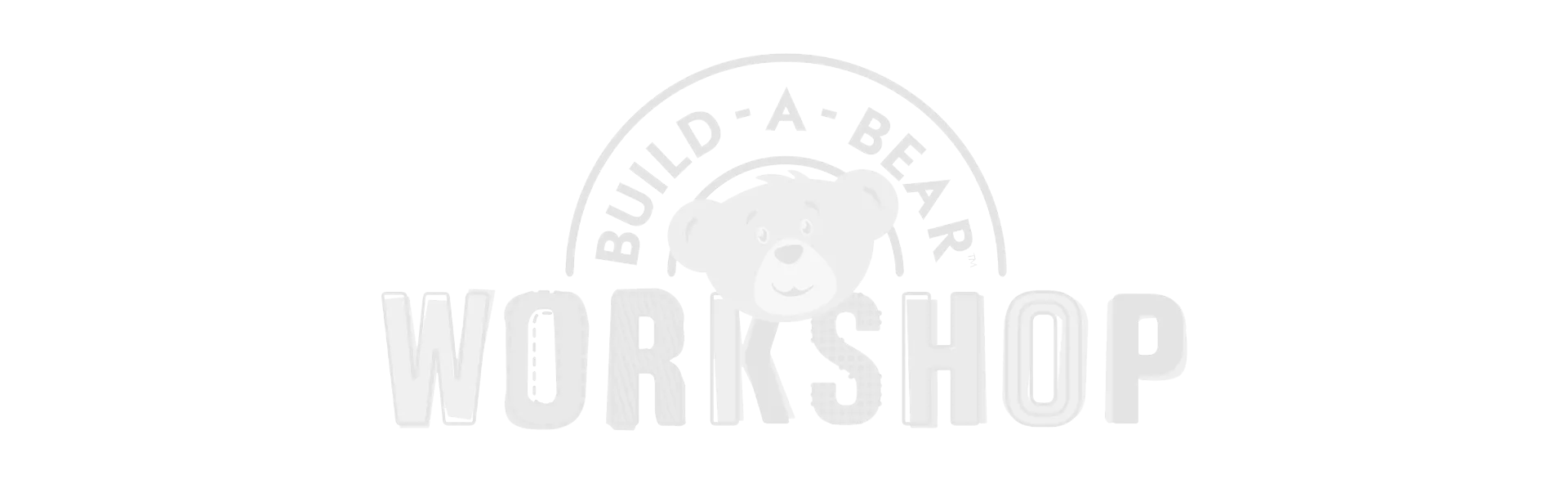 Build-A-Bear Workshop logo with a bear face inside a circular stamp around the text.