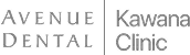 Logo with text 'Avenue Dental' on the left and 'Kawana Clinic' on the right separated by a vertical line.