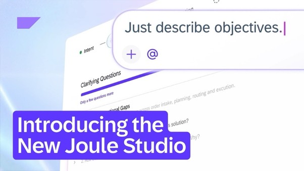 Joule Studio 2.0 revolutioniert die Entwicklung von Unternehmensanwendungen. (Quelle: SAP SE)