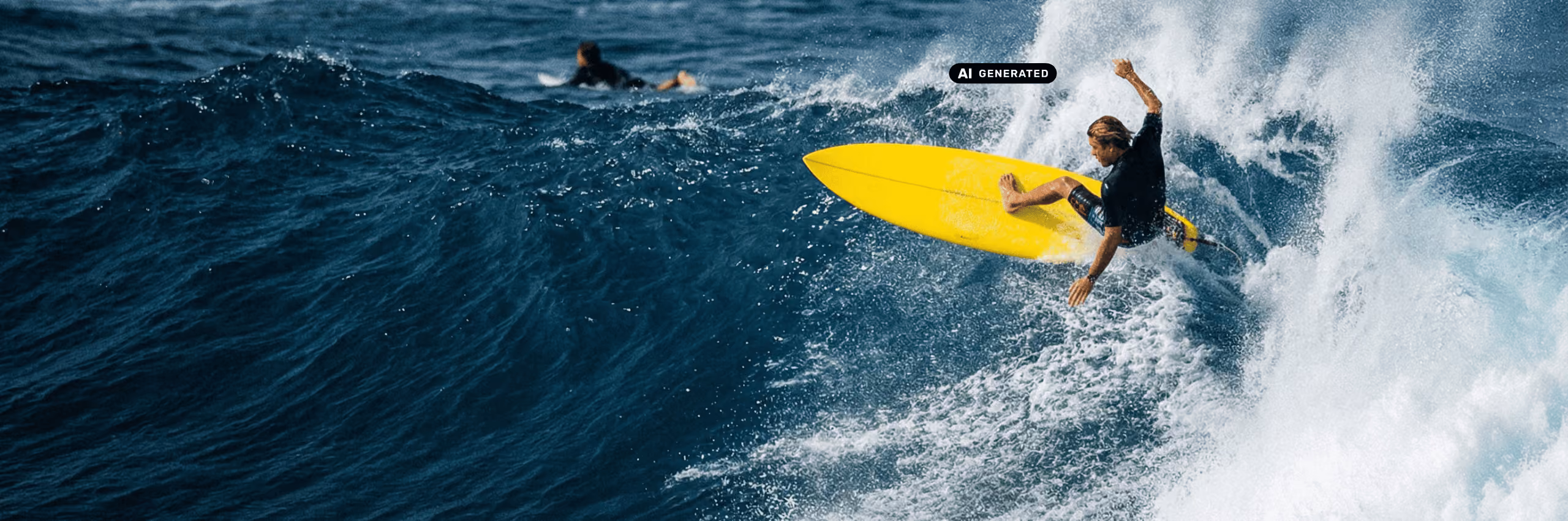 Surfer - Bildmotiv für die Innovabee Neueinführung SAP Cloud ERP-Seite