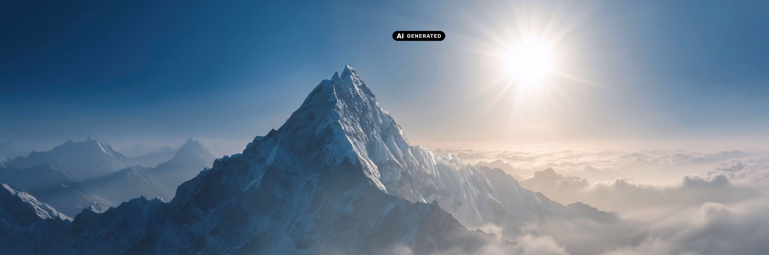Berg über den Wolken - Bildmotiv für die Innovabee Kunden-Seite