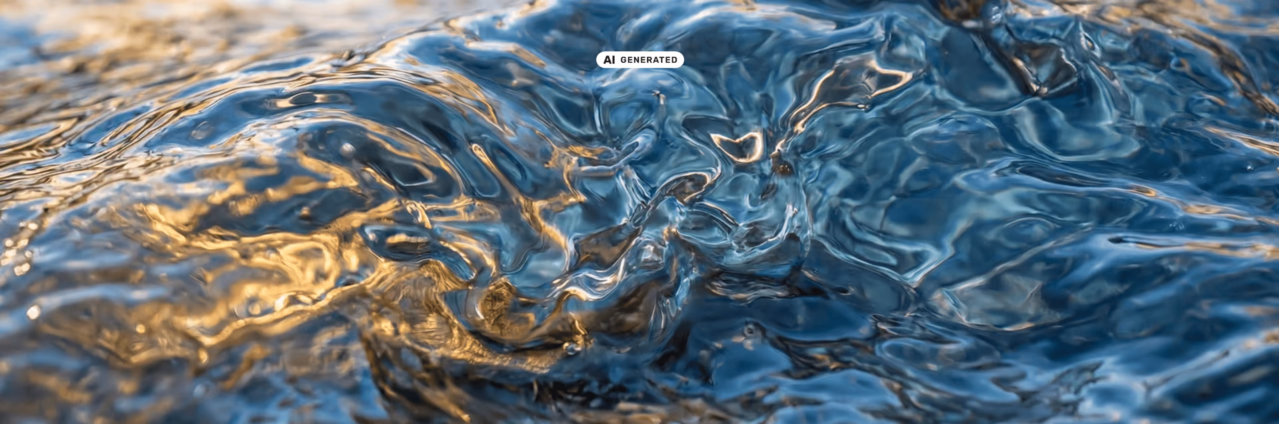 Fließendes Wasser - Bildmotiv für die Innovabee Videoblog-Seite