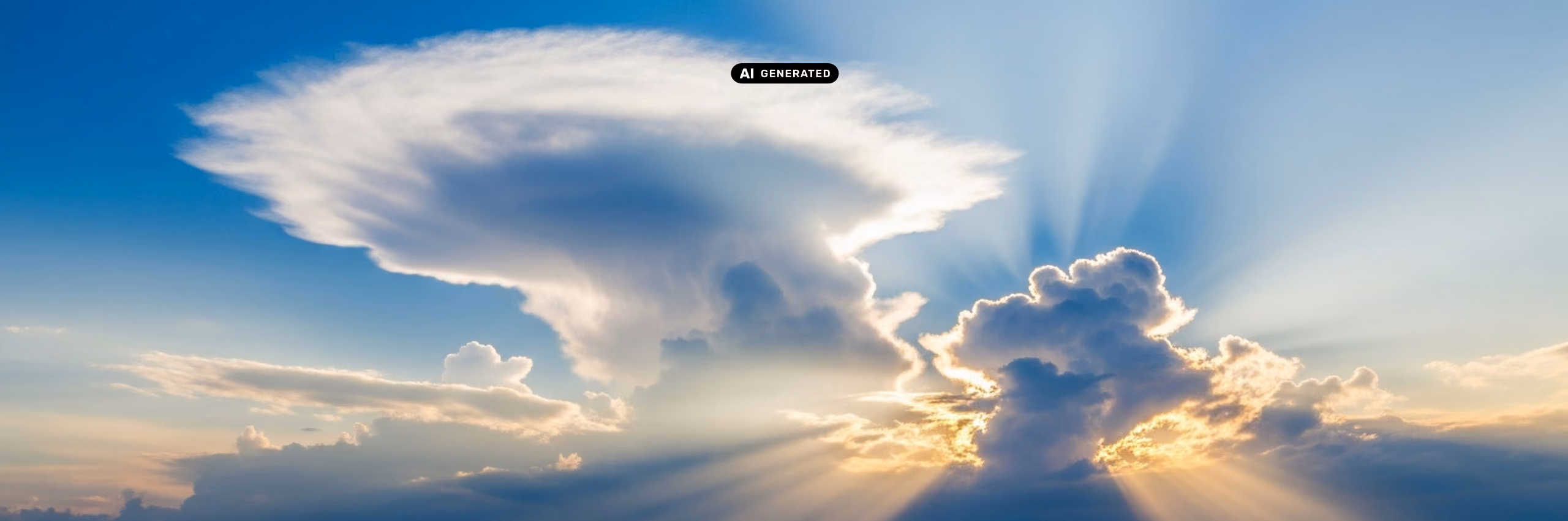 Wolkenhimmel - Bildmotiv für die Innovabee Kontakt-Seite