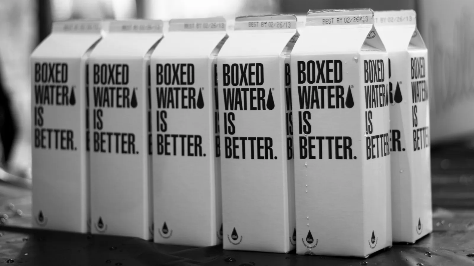 boxed water packaging