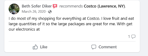 a review from a customer 