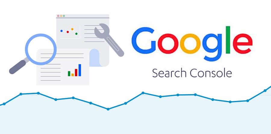 google logo with the words search console on the bottom