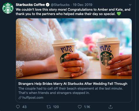 Starbucks twitter post SQO Marketing 