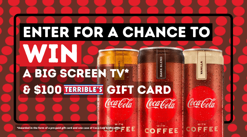 a coca-cola ad showing three different flavors