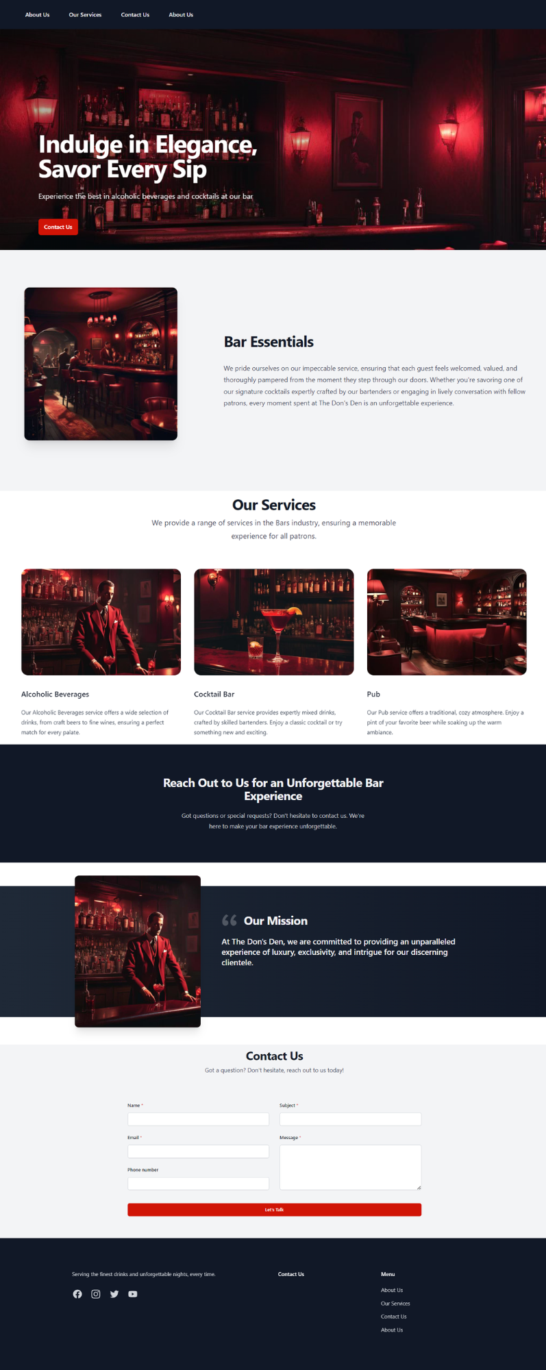 The Don's Den website SQO Marketing 