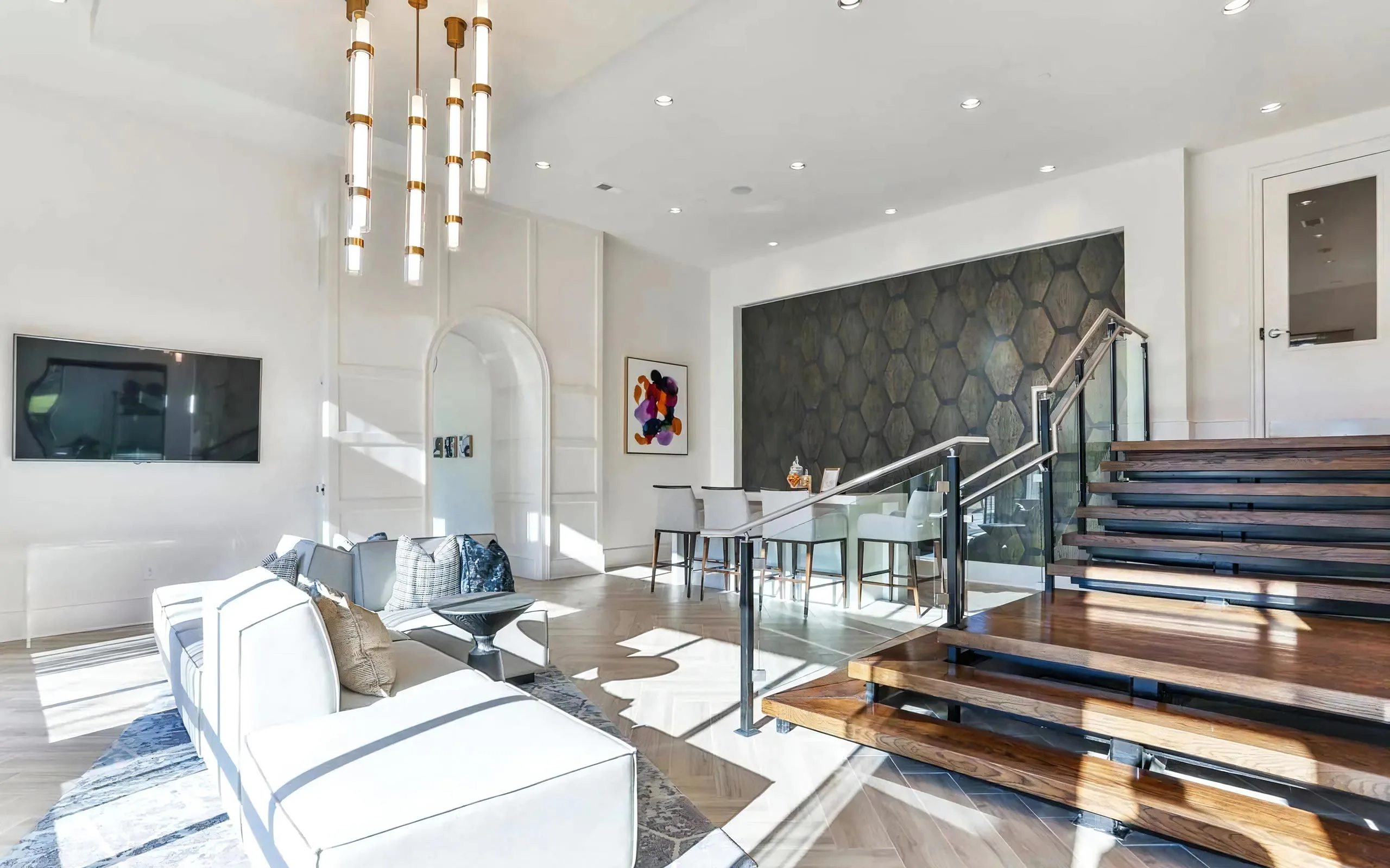 Leasing office lobby