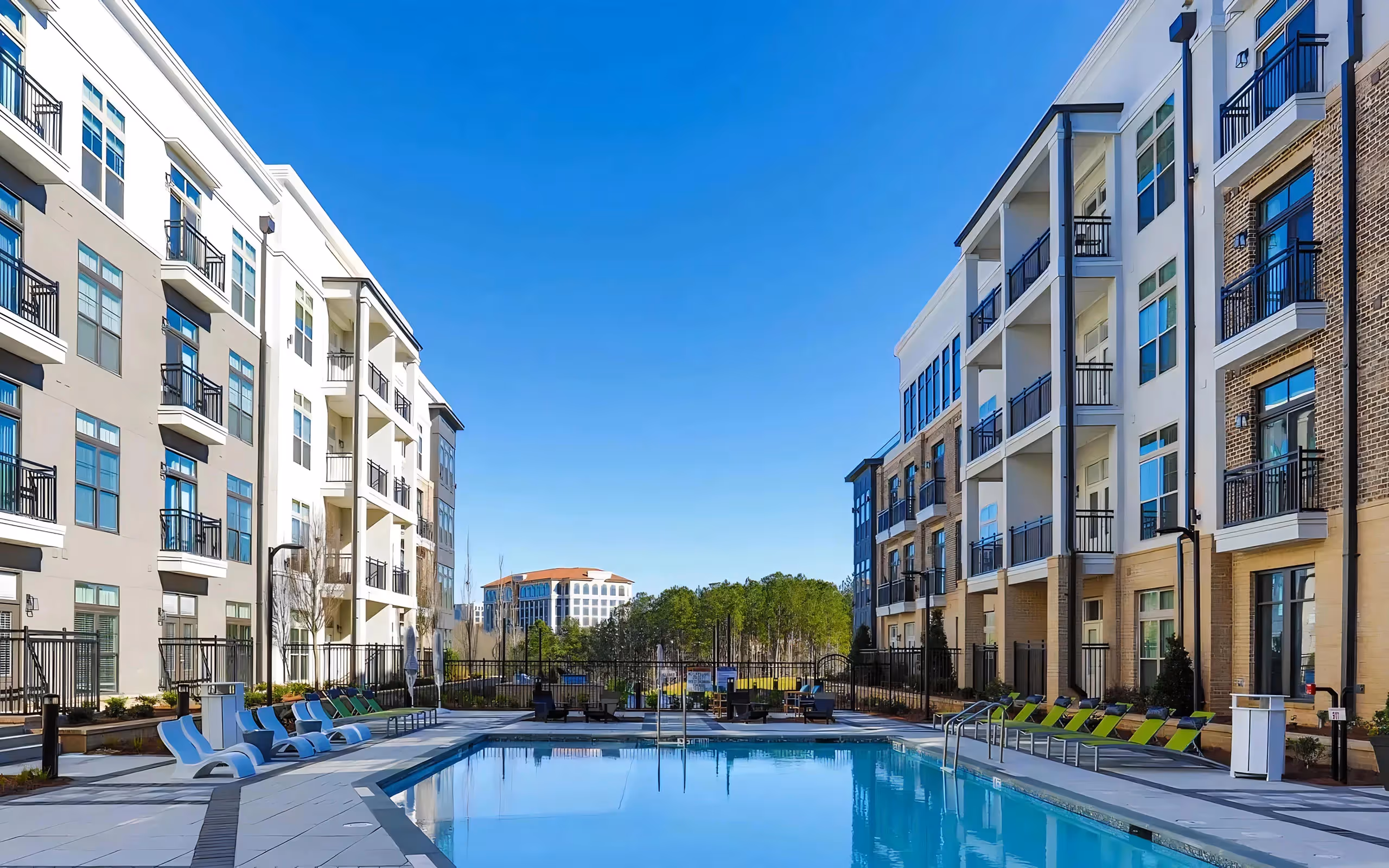 Pool with patio surrounding