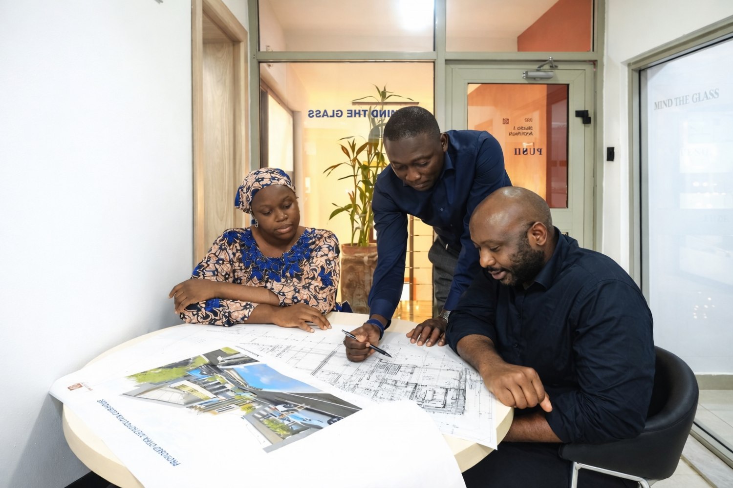 [background image] image of construction team meeting - at Artec practice Ltd