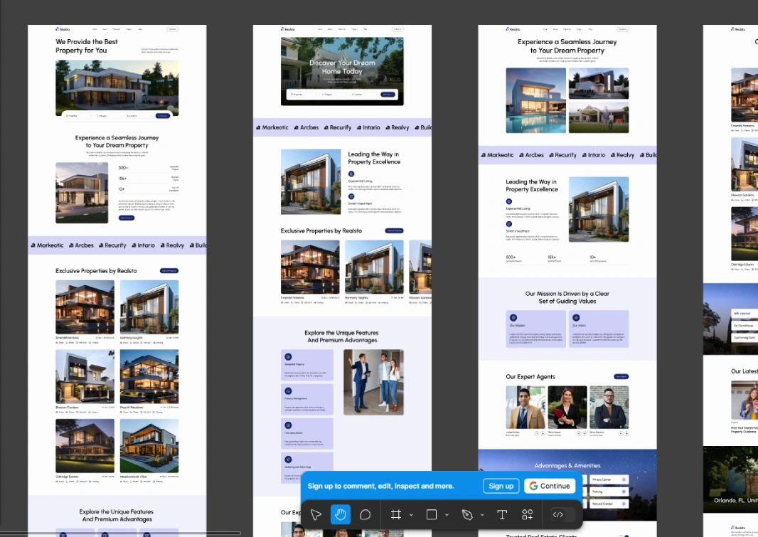 Landing Page Request Figma Image