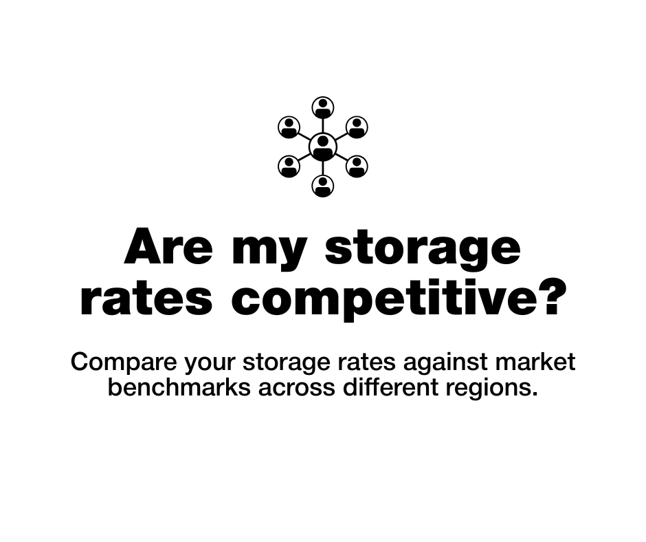 Compare your storage rates against logistics market benchmarks