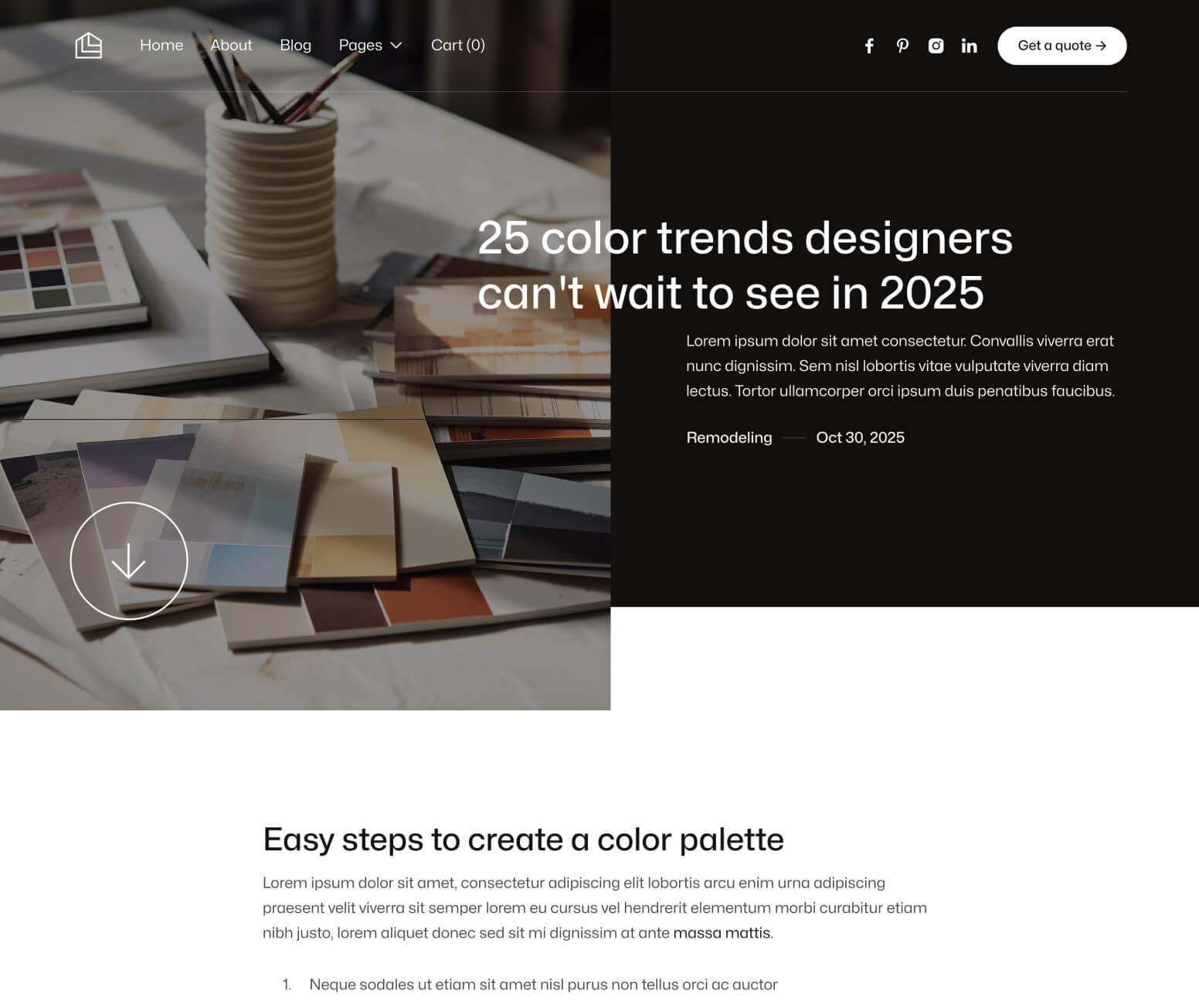 Construktion X - Blog Post Page - Construction Webflow Template