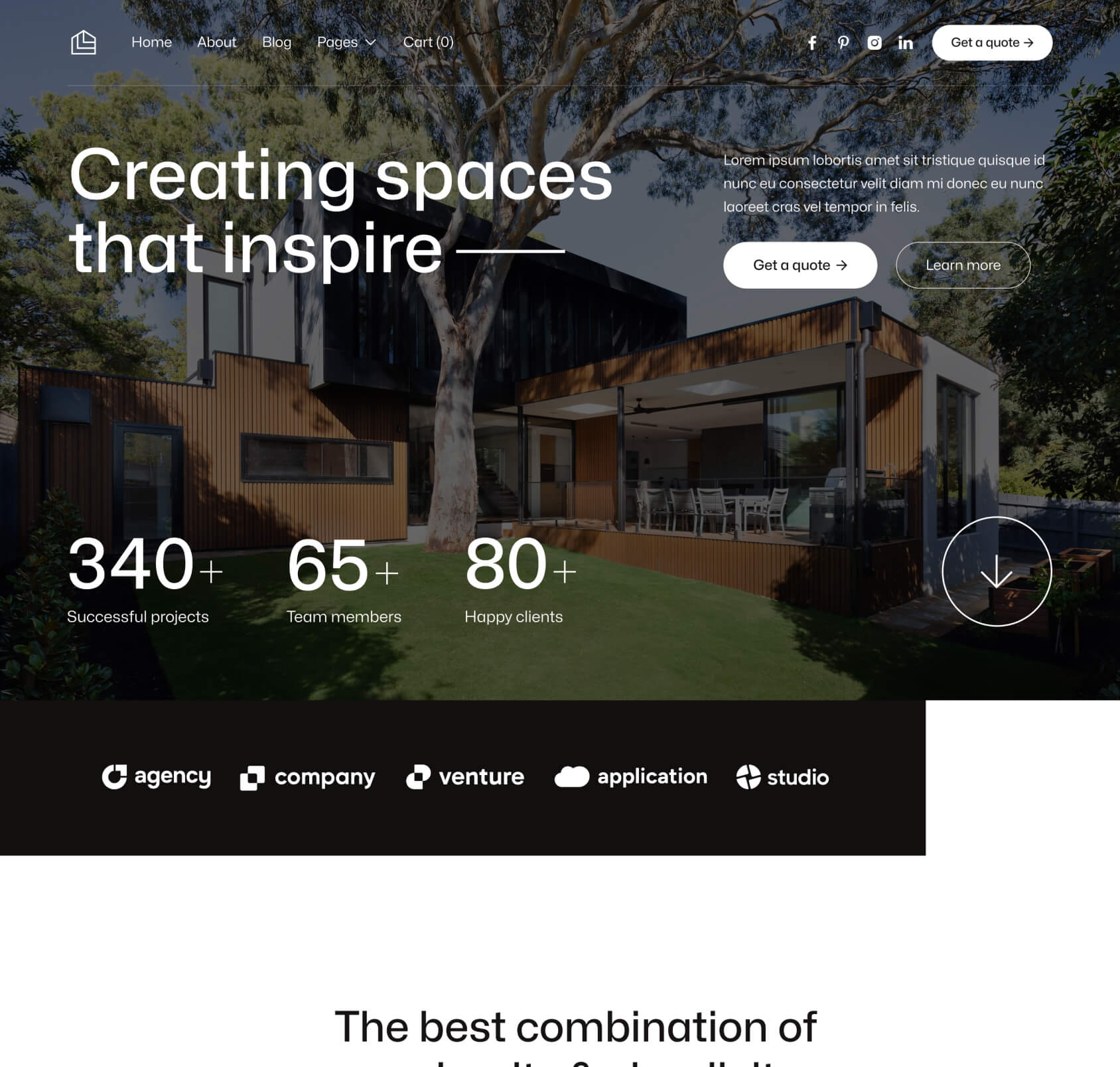 Construktion X - Home V3 Page - Construction Webflow Template