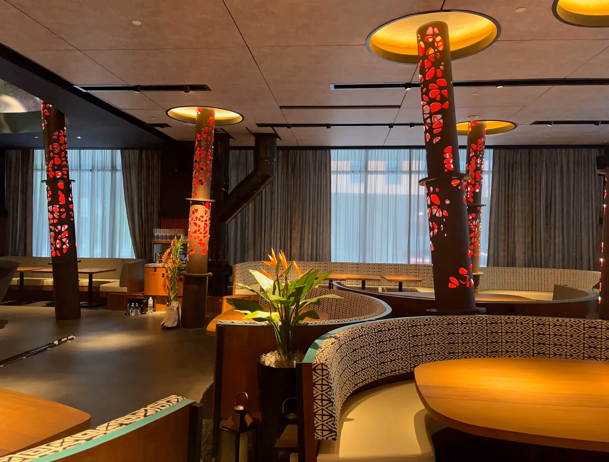 Elegant restaurant interior