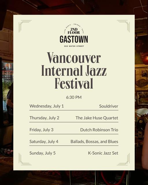  Vancouver Jazz Festival