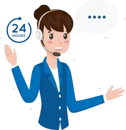 Customer Support Women Illustration