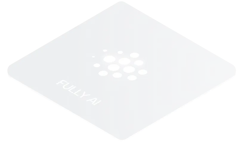 Stylized 'FULLY AI' icon featuring a cluster of white dots on a mint green background, representing artificial intelligence capabilities in CIRCUS Group systems.