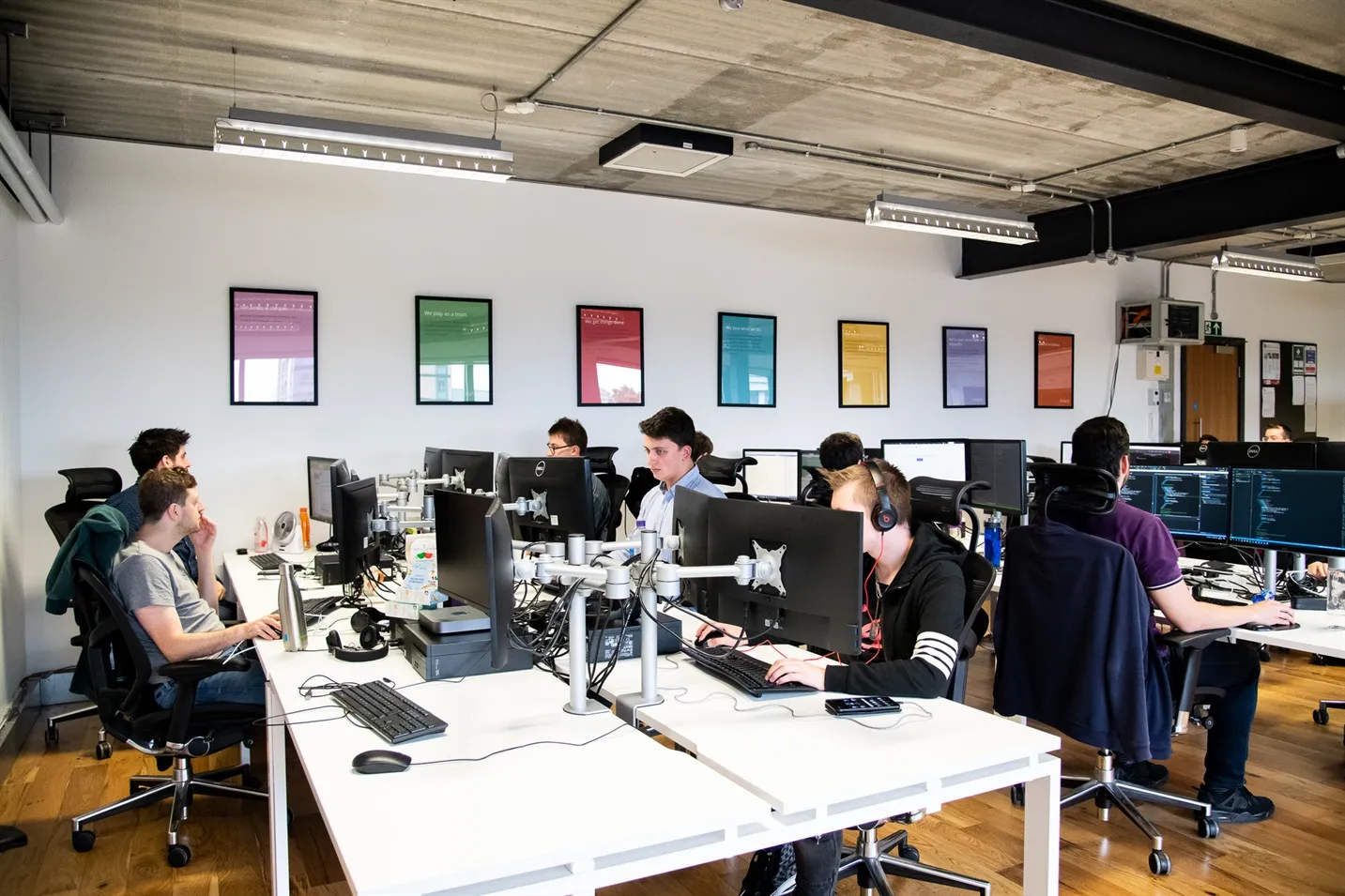 AVAMAE team working in the London office