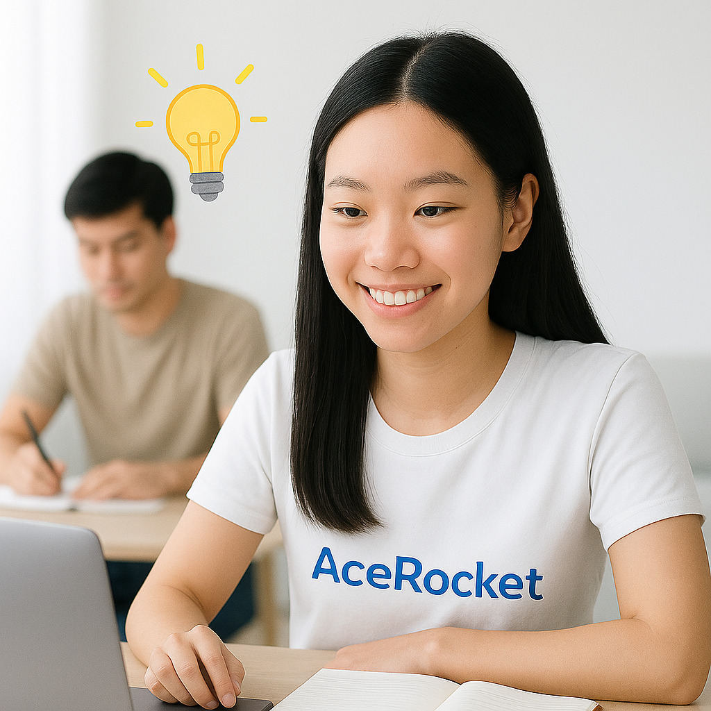 Students learning with AceRocket