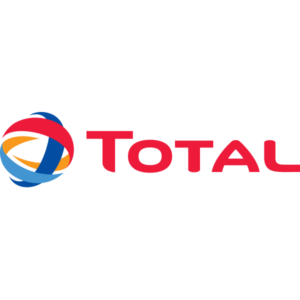 Total company logo featuring a multicolored circular emblem and red text.
