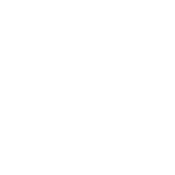 White location map pin icon on black background.