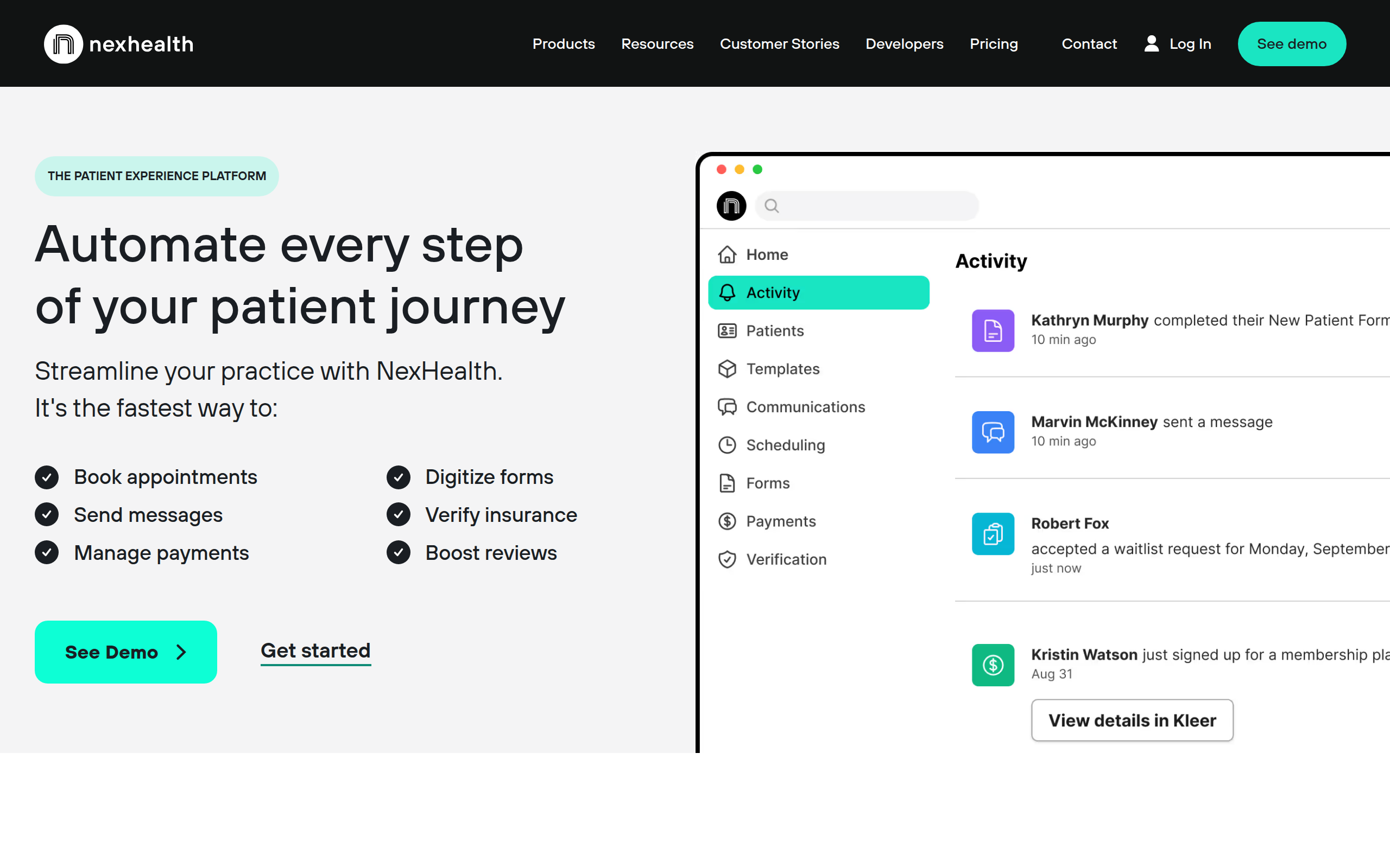 NexHealth Screenshot