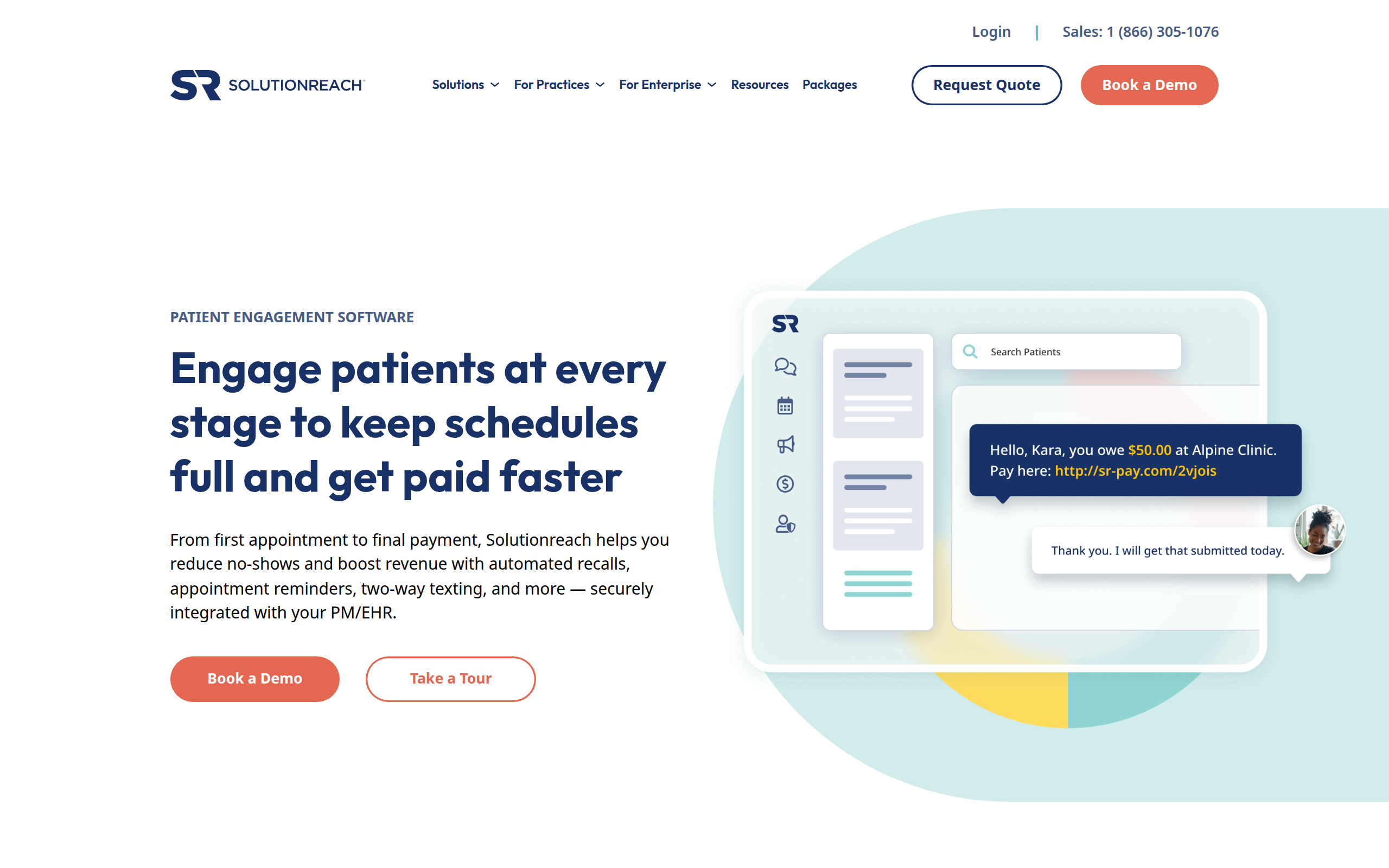 Solutionreach Screenshot