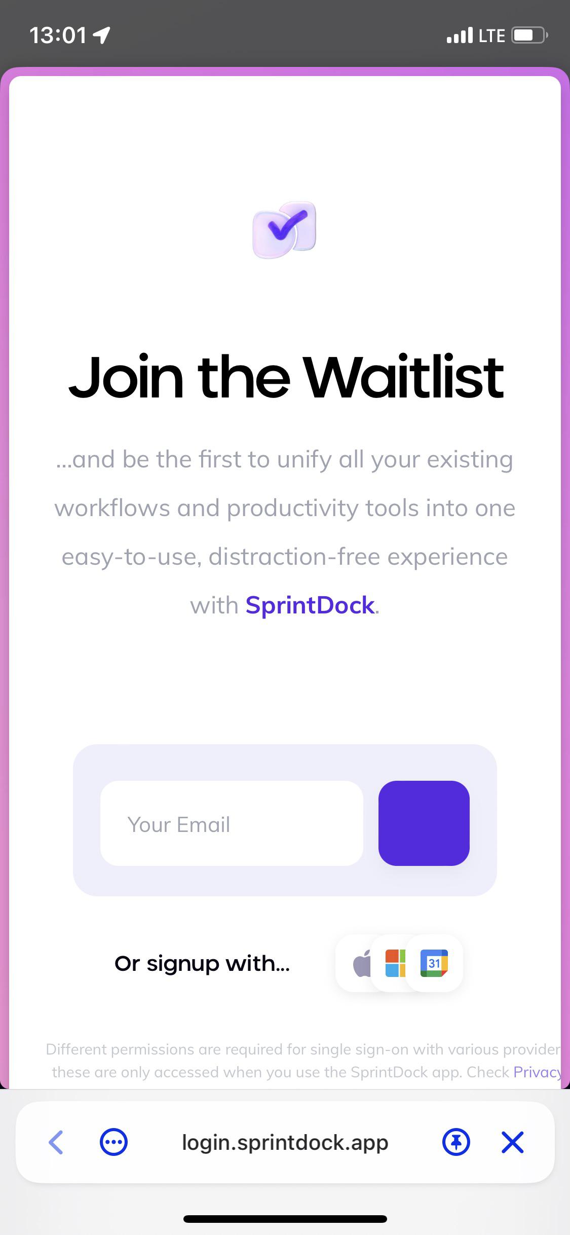 Use a Waitlist Screenshot