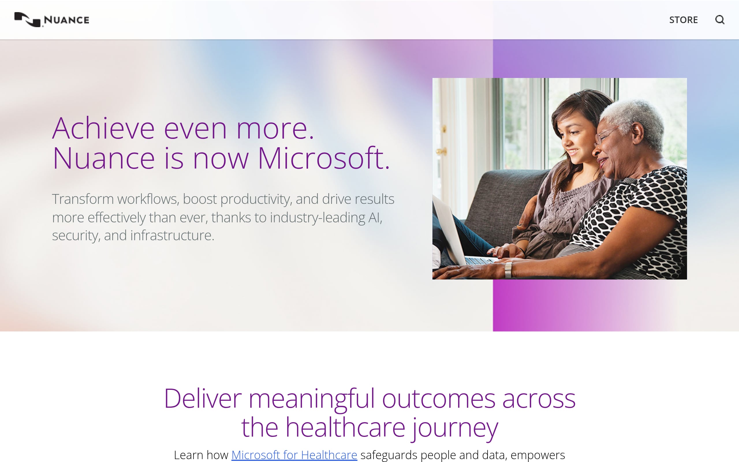 Nuance Communications Screenshot