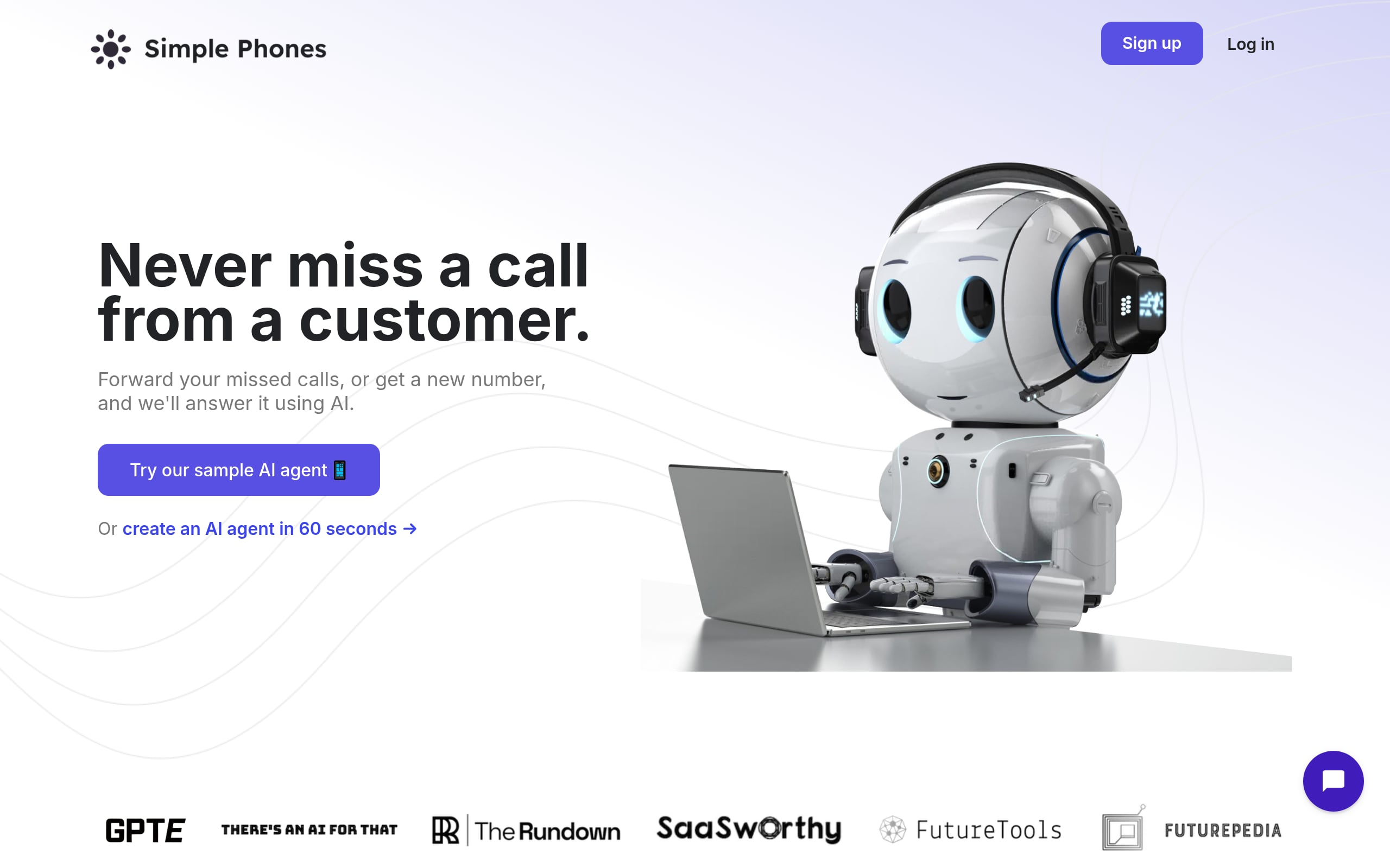 Simple Phones Screenshot