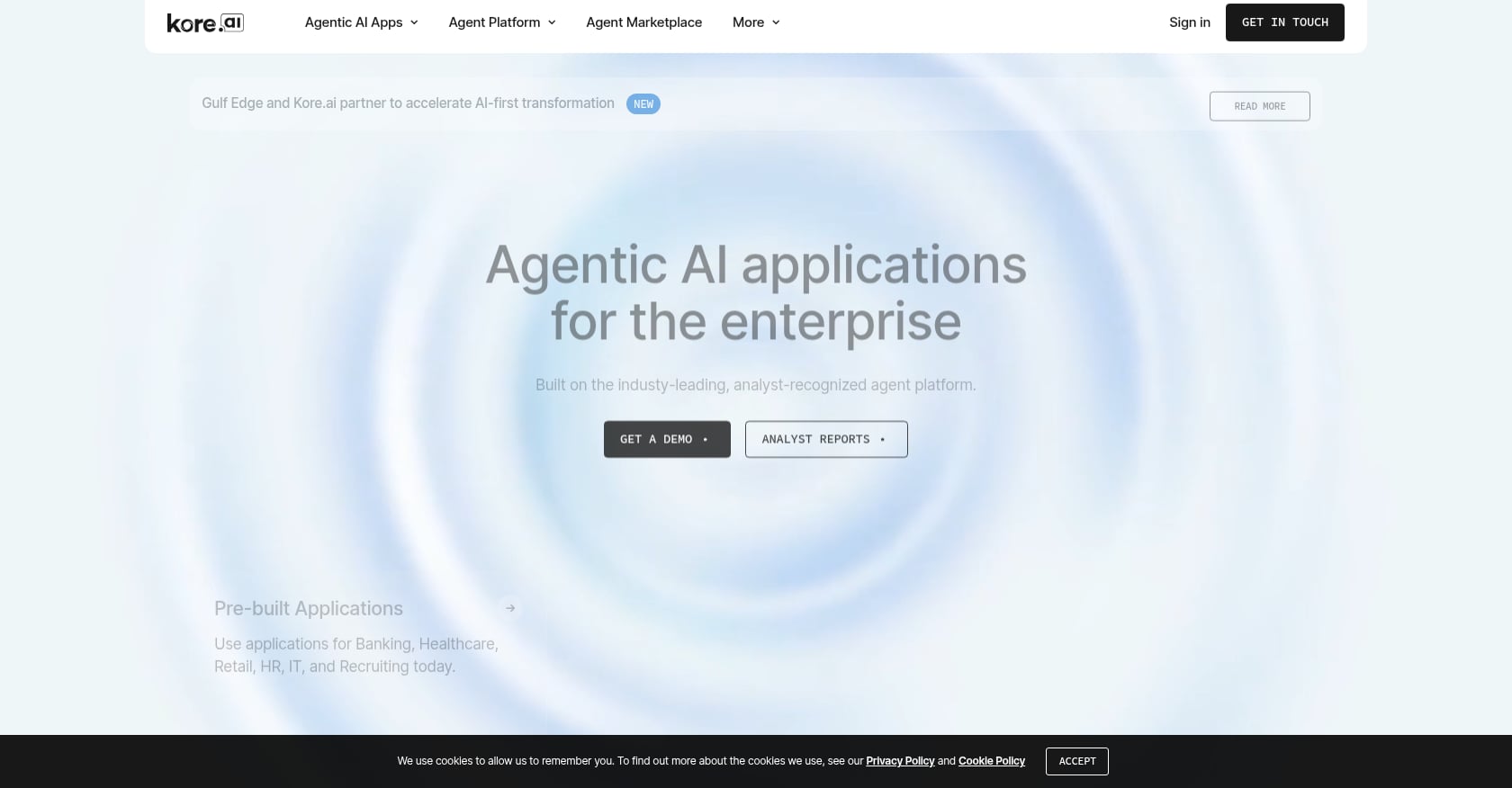 Kore.ai Screenshot