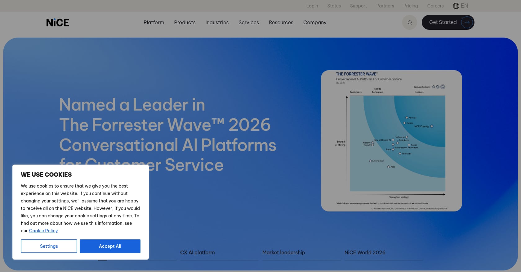 NICE CXone Mpower Screenshot