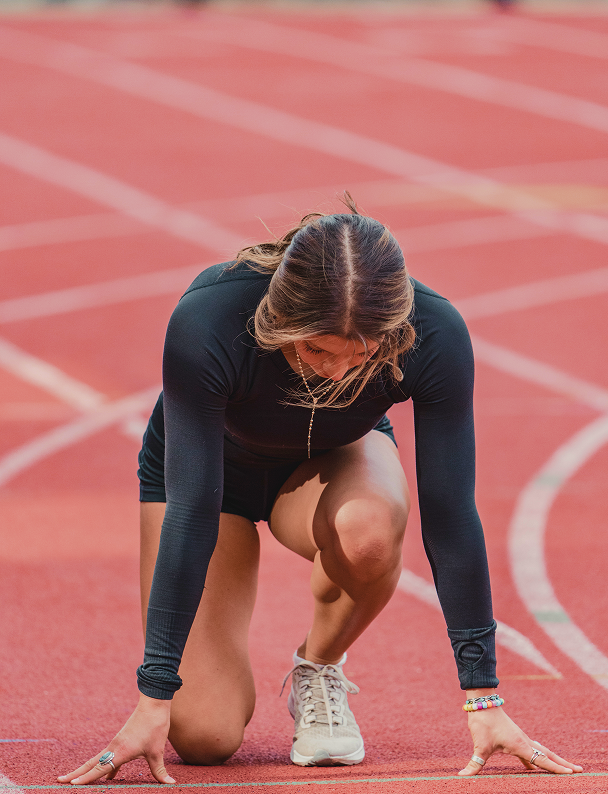 College sports track athlete influencer