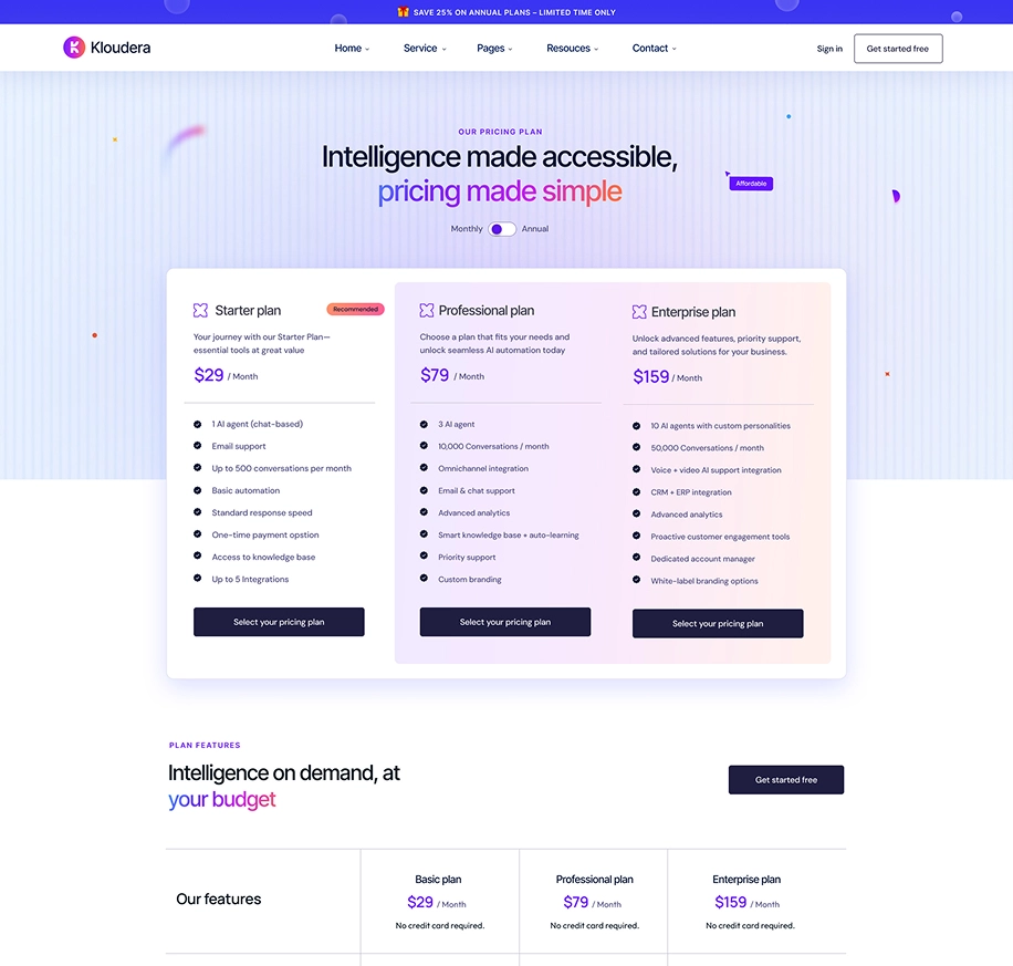 kloudera-landing-pricing-one-image