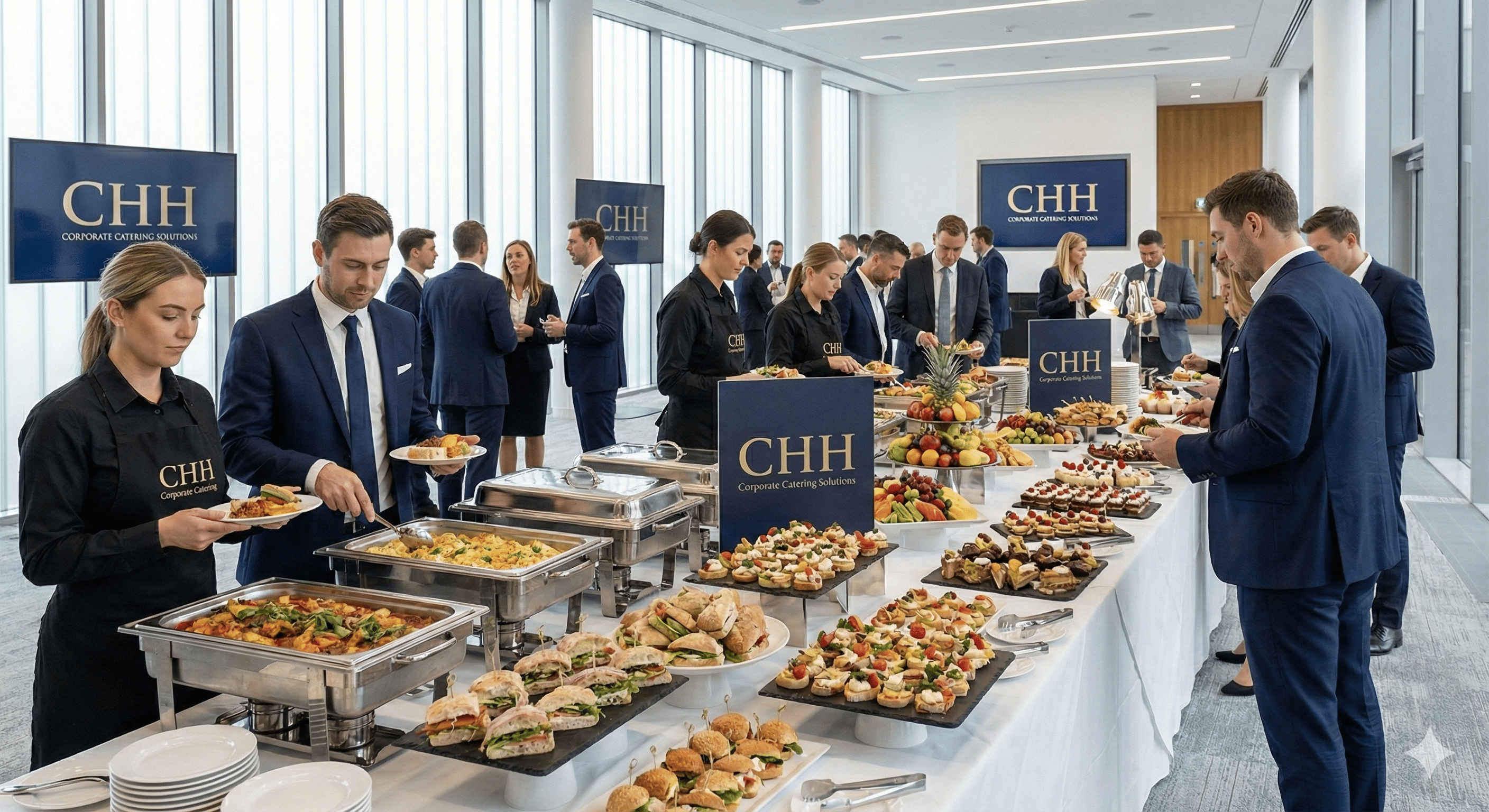 image of decorated event space for a fine dining restaurant